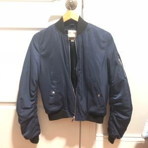 LA Hearts Navy Blue Bomber Jacket
